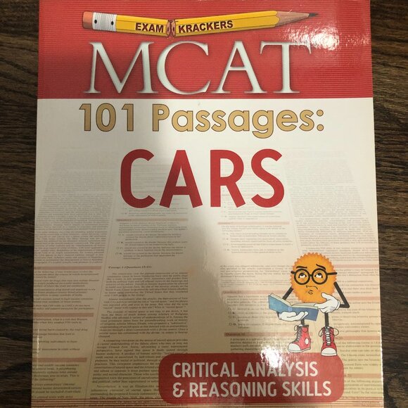 Examkrackers MCAT 101 Critical Analysis & Reasoning Skills (EK CARS) New Edition - Picture 1 of 6